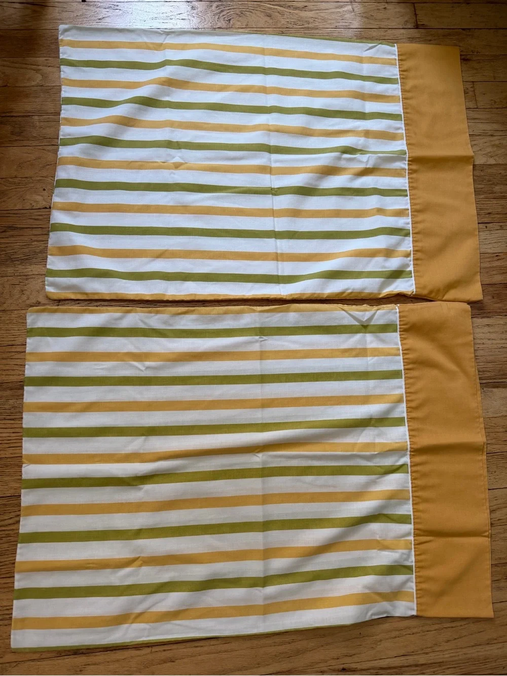 Vintage Striped Pillowcases